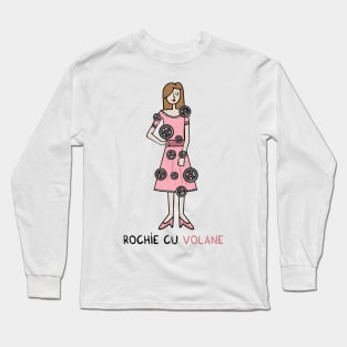 rochie cu volane Long Sleeve T-Shirt